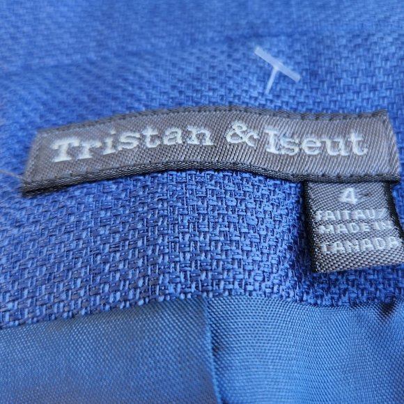 Tristan & Iseut Tailored Blazer Jacket Size 4 Like New - Picture 5 of 7